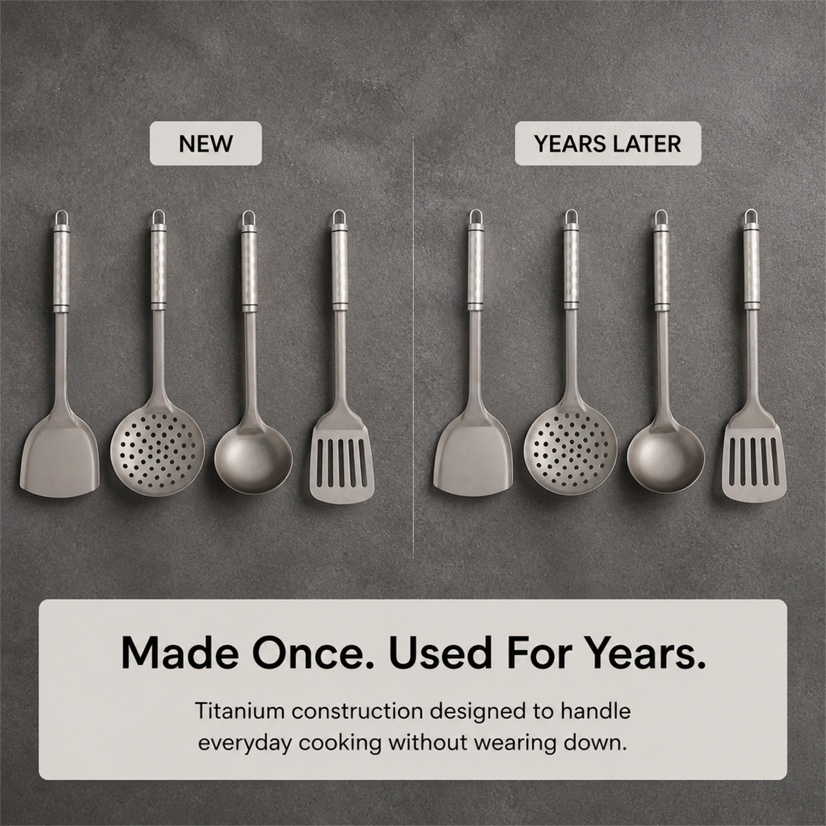 Flateria Titanium Utensils Set