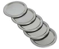 Regular-mouth vacuum sealer lids