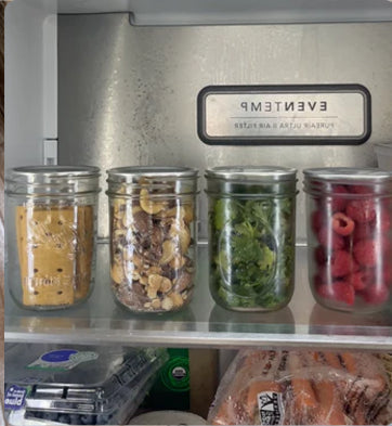 Customer showing the mason jar vacuum sealer